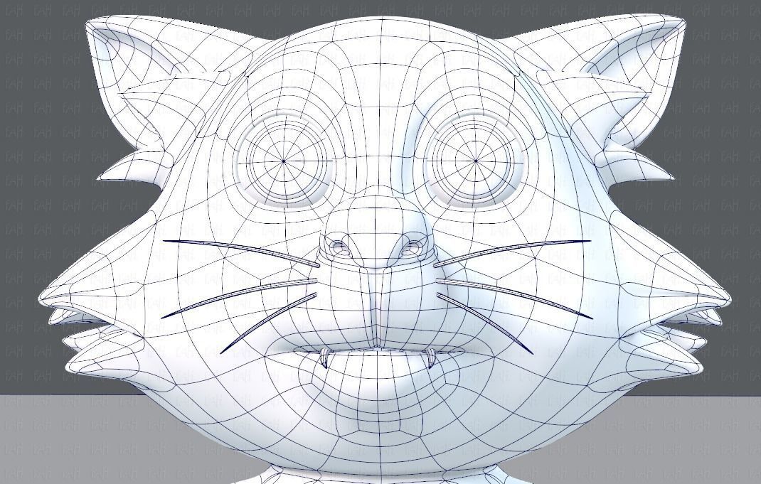 Raccoon V01 Low-poly 3D model_34