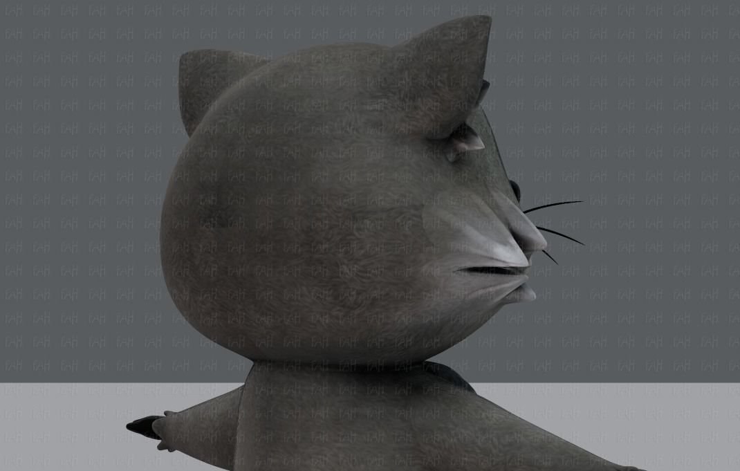 Raccoon V01 Low-poly 3D model_20