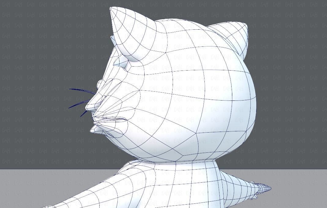 Raccoon V01 Low-poly 3D model_30