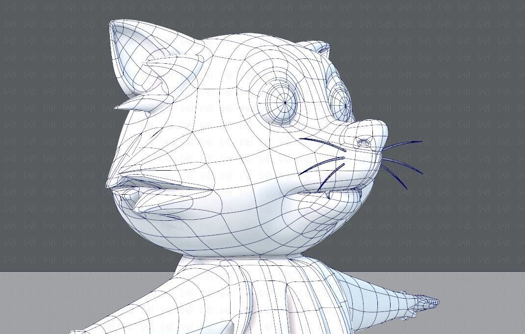 Raccoon V01 Low-poly 3D model_26