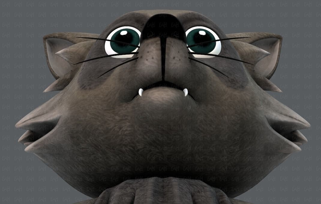 Raccoon V01 Low-poly 3D model_39