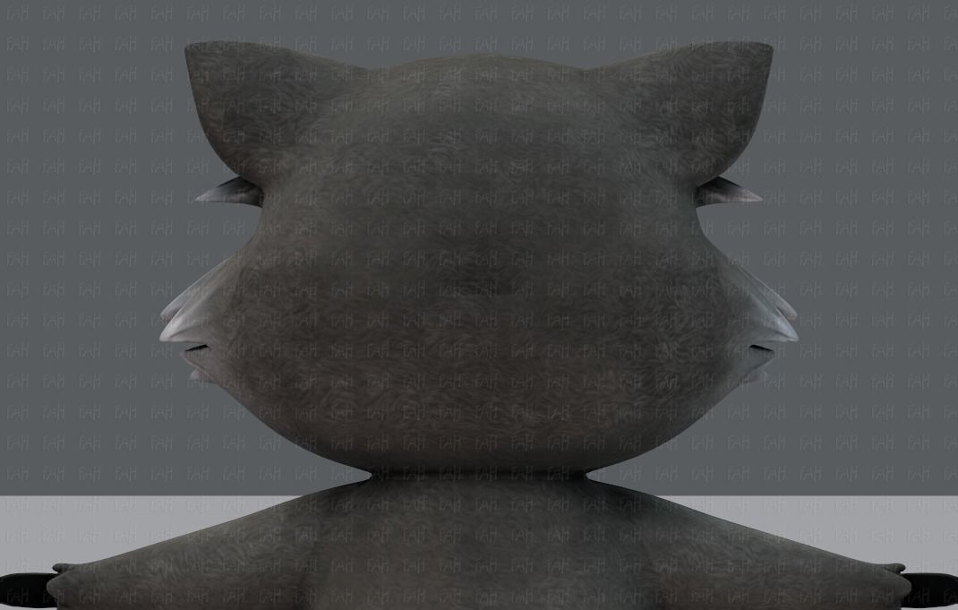 Raccoon V01 Low-poly 3D model_21