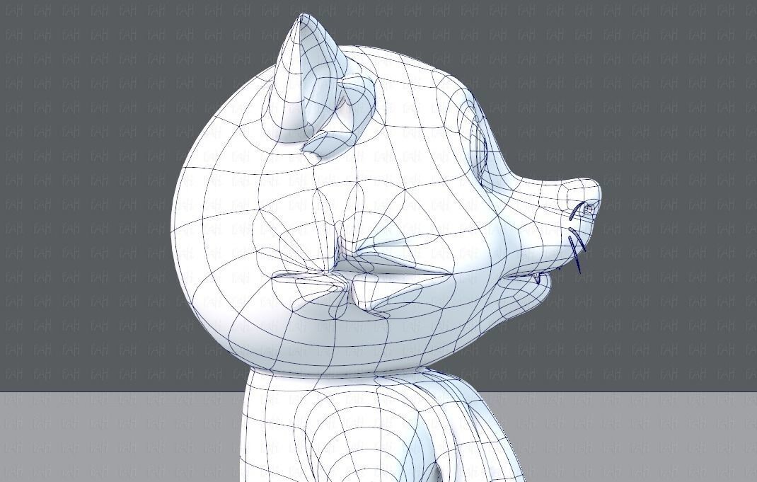 Raccoon V01 Low-poly 3D model_27