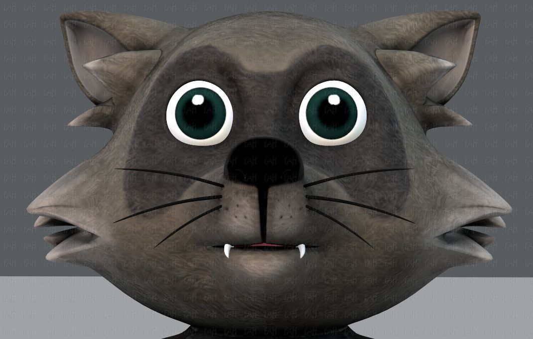 Raccoon V01 Low-poly 3D model_33