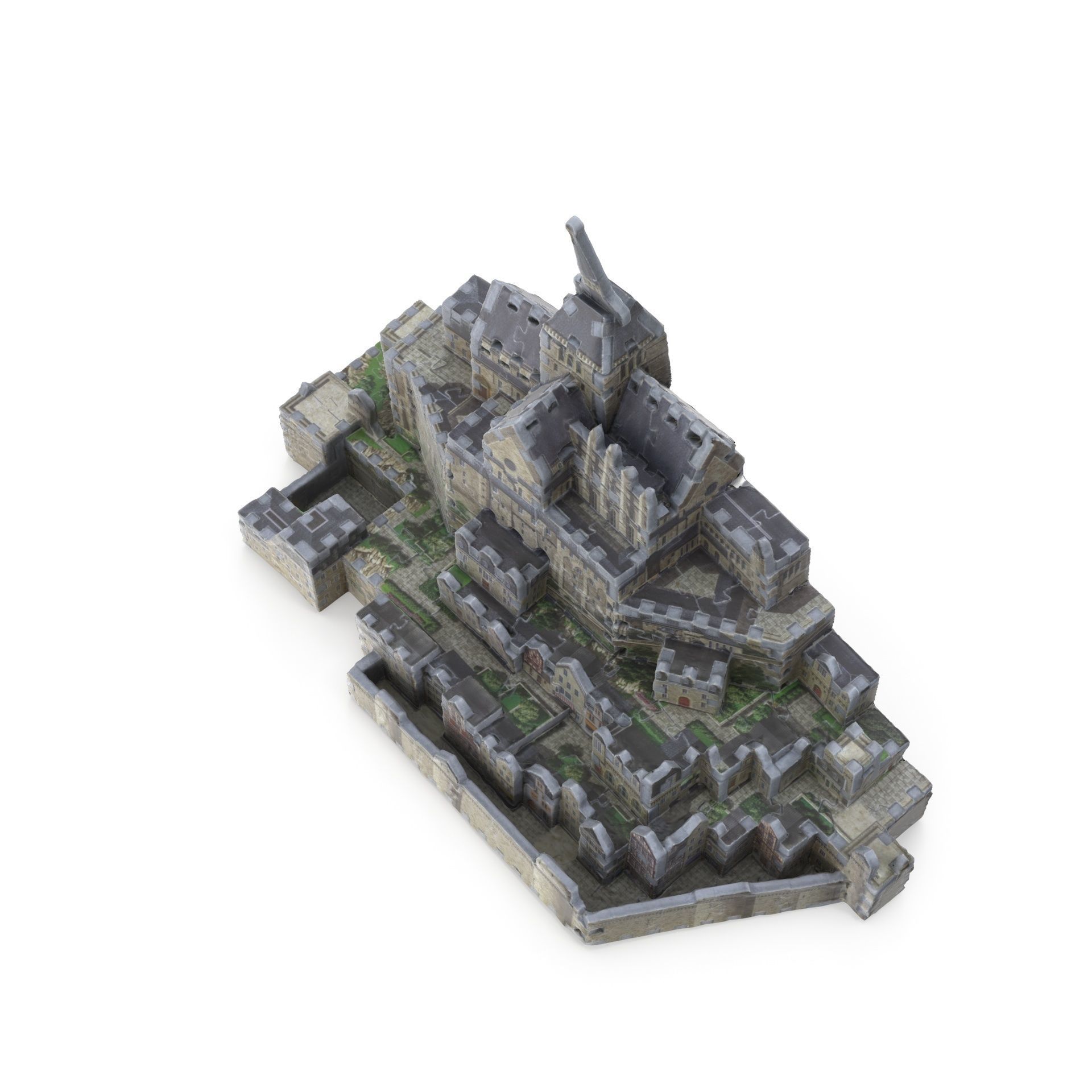 Toy Castle 3D Puzzle - Mont-Saint-Michel 3D model_8