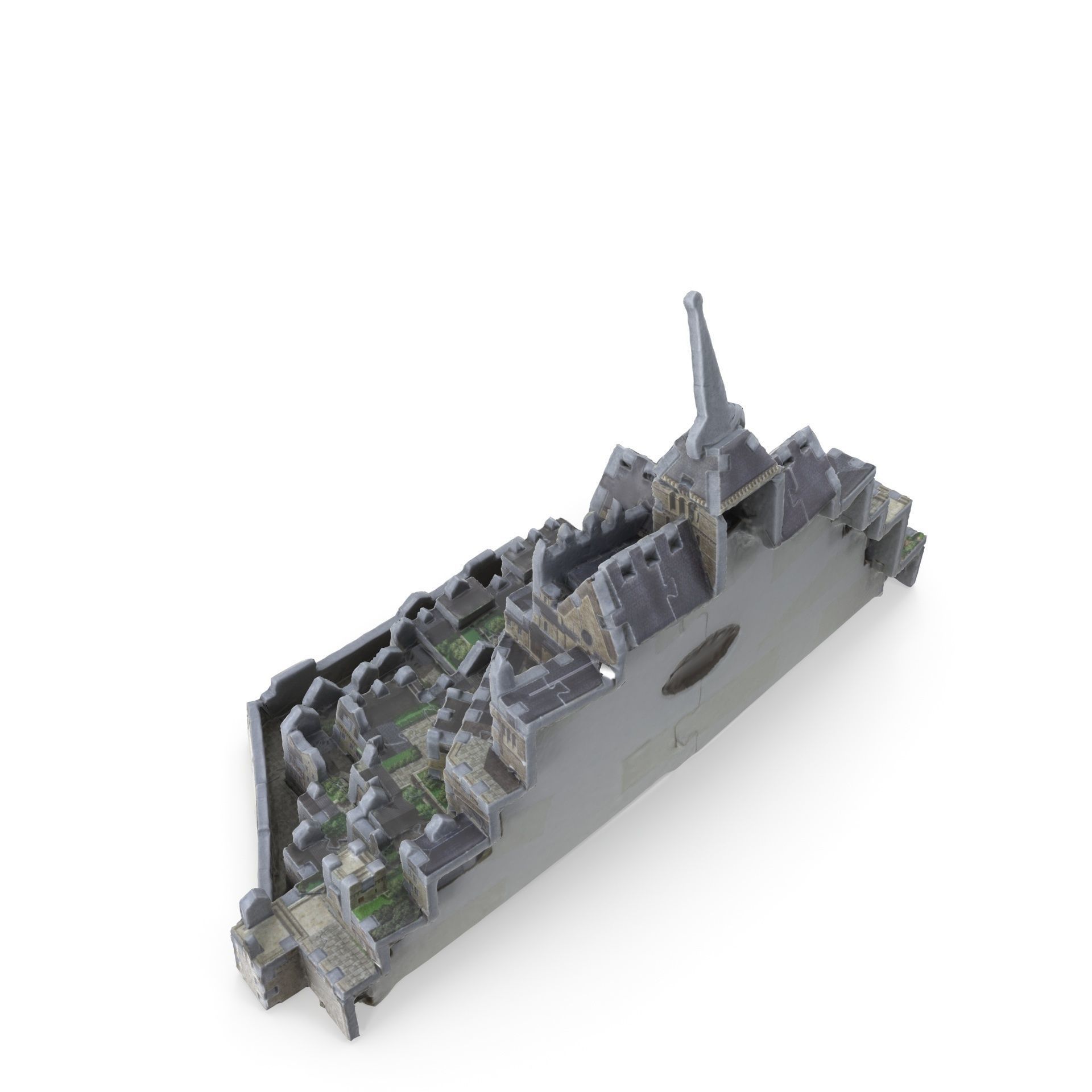 Toy Castle 3D Puzzle - Mont-Saint-Michel 3D model_10