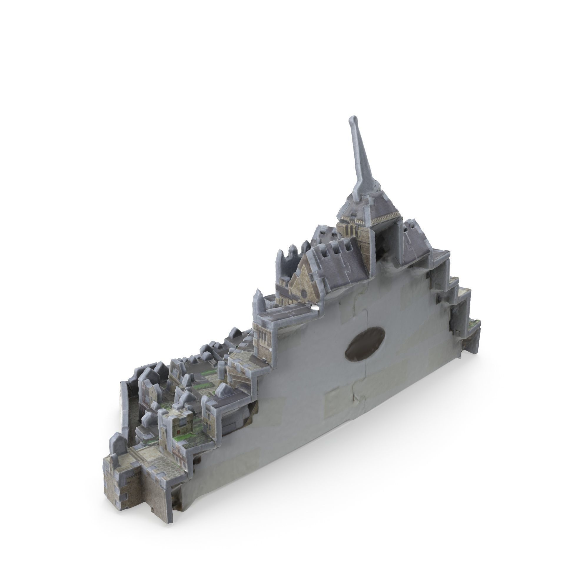 Toy Castle 3D Puzzle - Mont-Saint-Michel 3D model_12