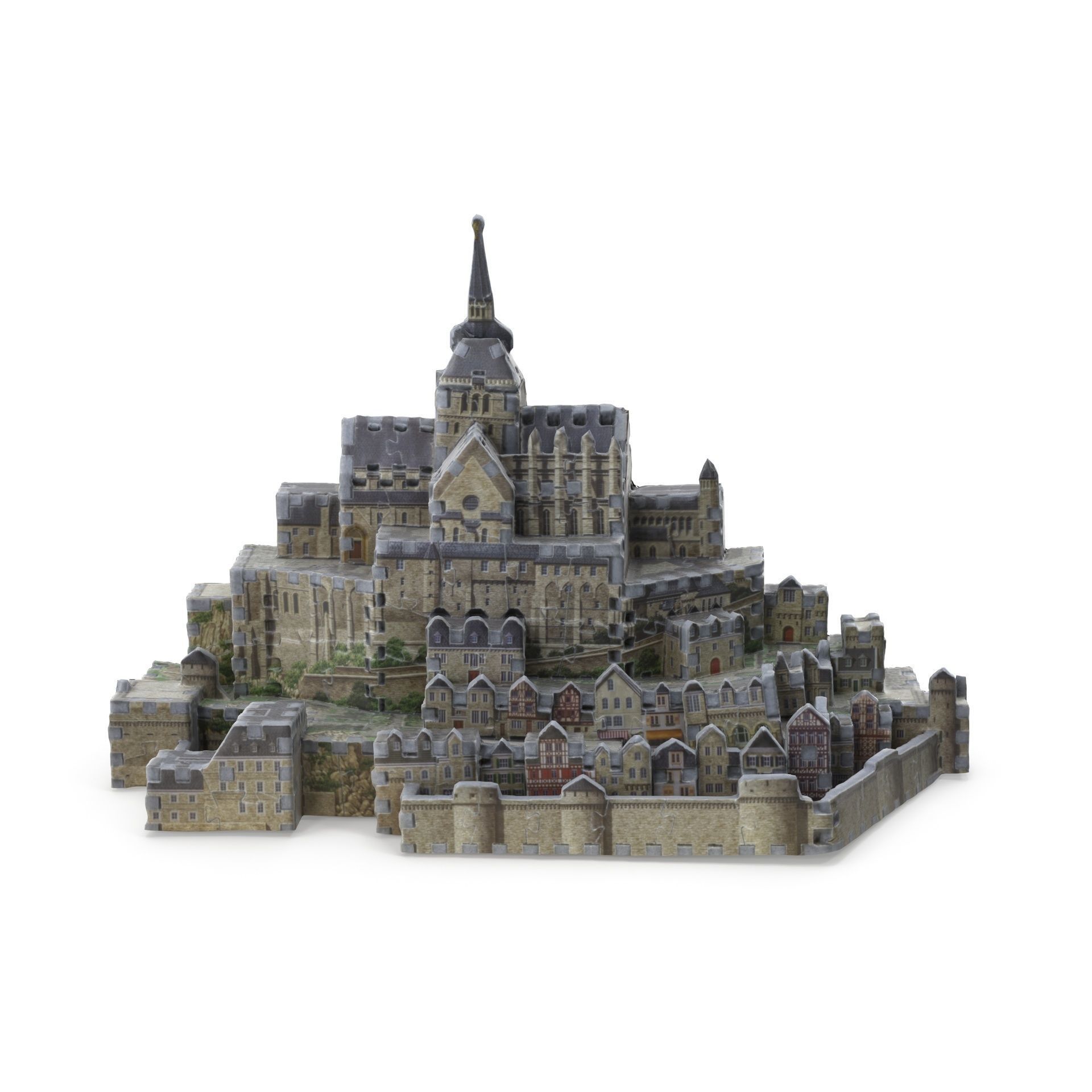 Toy Castle 3D Puzzle - Mont-Saint-Michel 3D model_2
