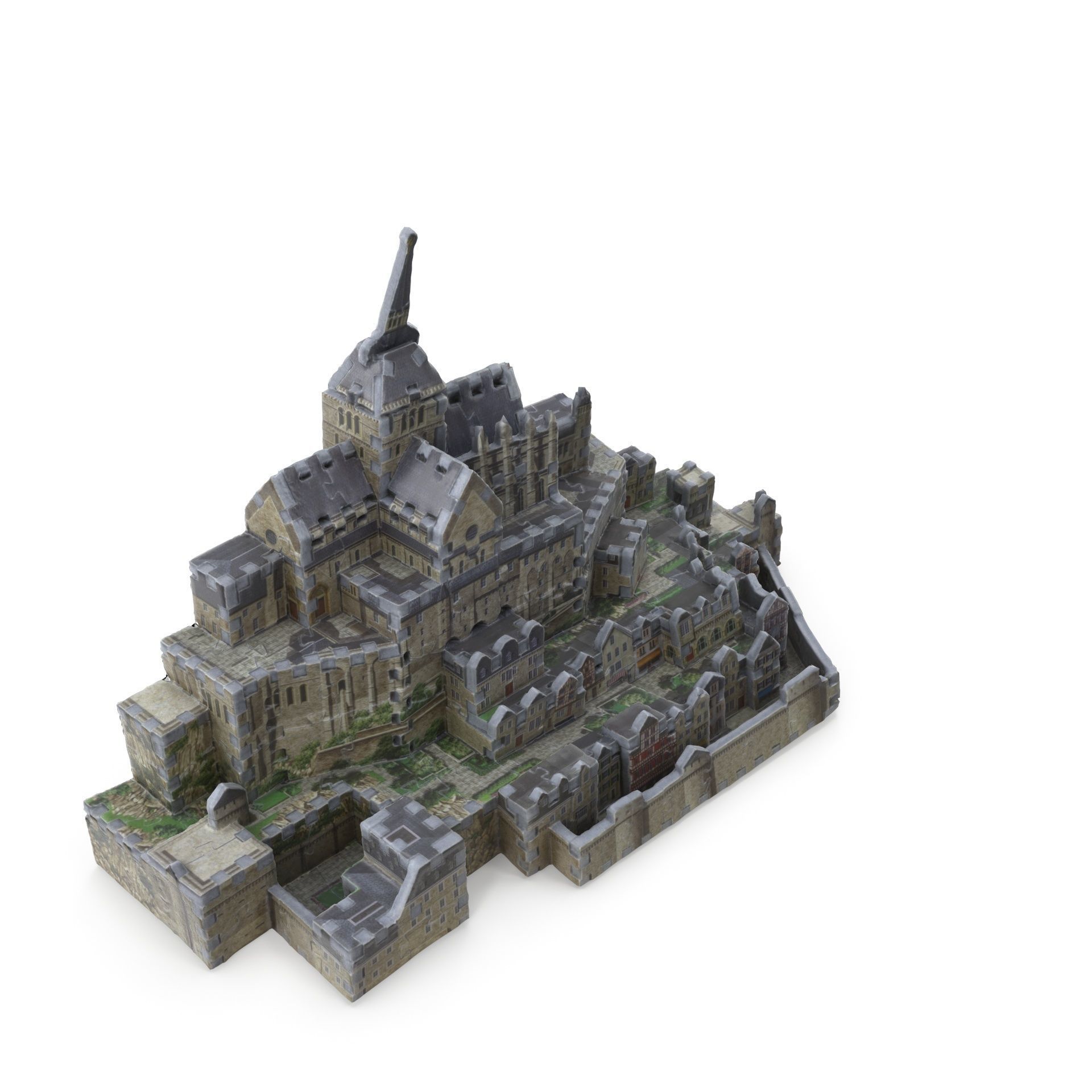 Toy Castle 3D Puzzle - Mont-Saint-Michel 3D model_3