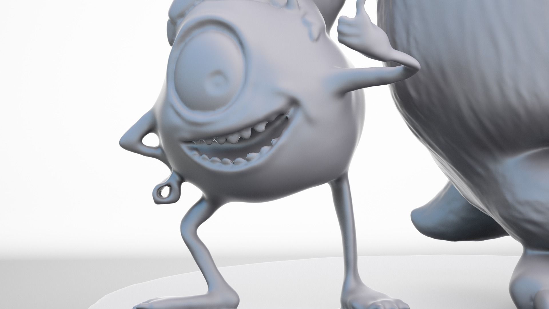 Mike and Sully From Monster inc  printable 3D print model_5