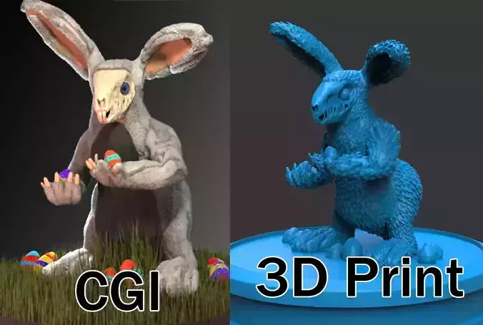 Wendigo Eastern Rabbit Monster