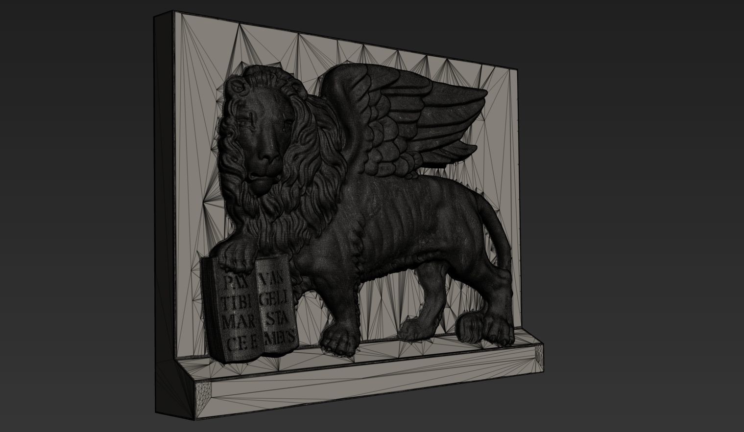 Lion of Saint Mark 3D model_5