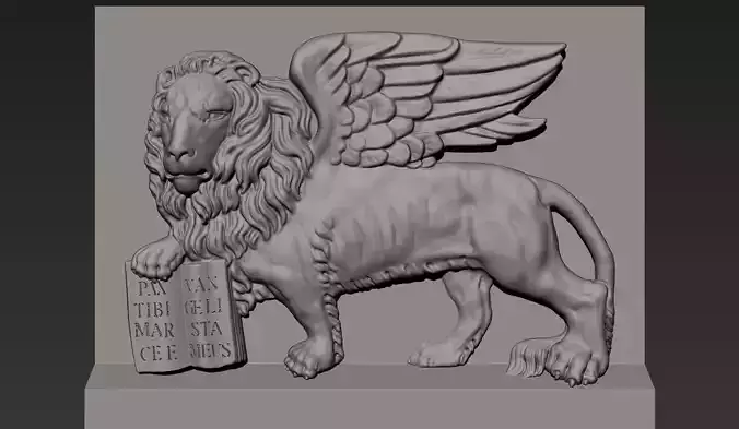 Lion of Saint Mark 3D model