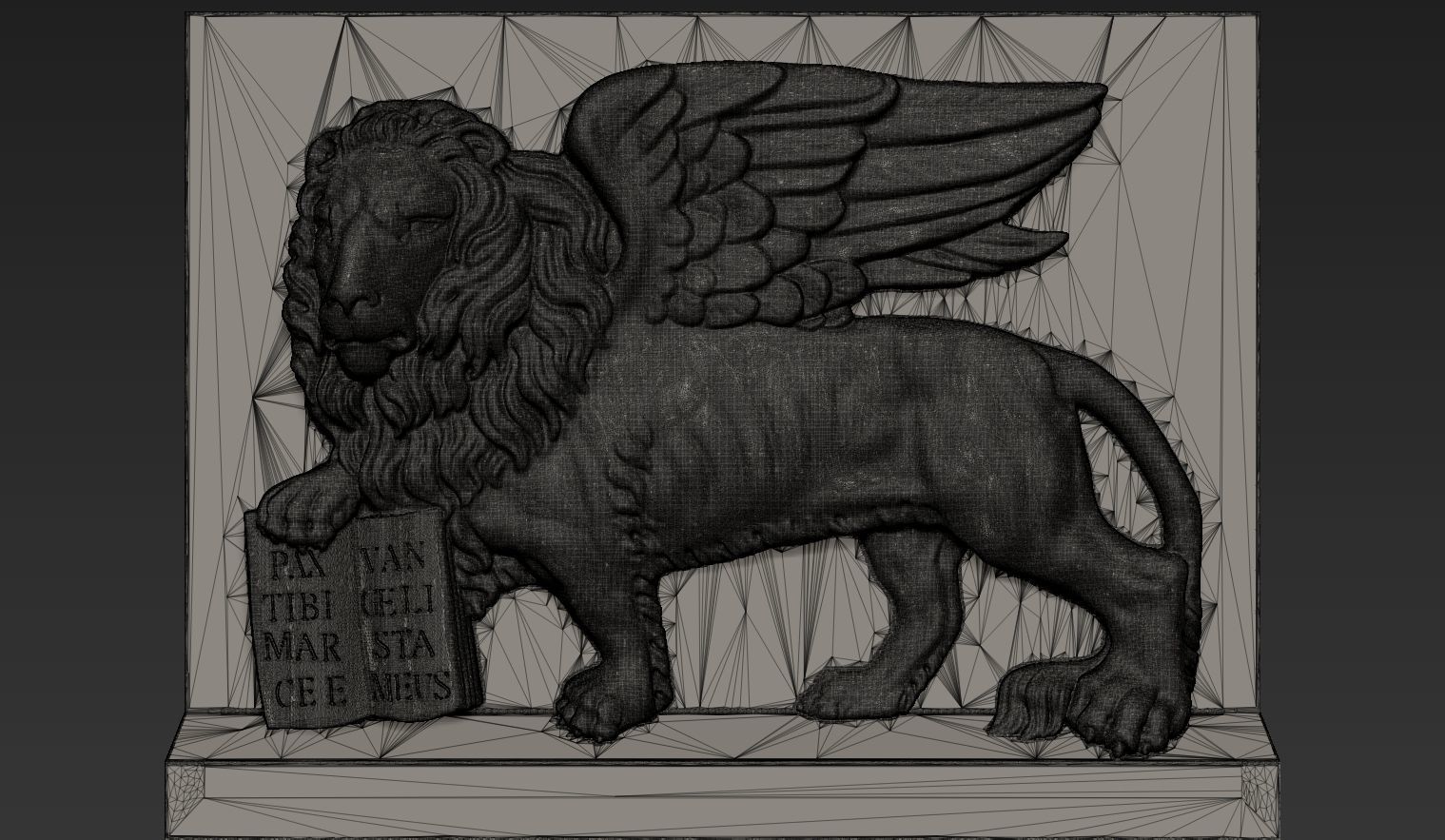 Lion of Saint Mark 3D model_1