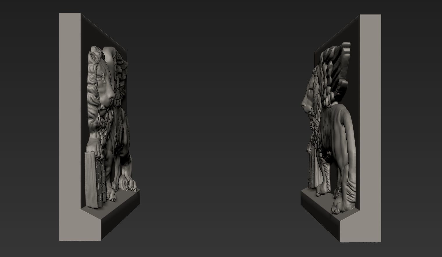 Lion of Saint Mark 3D model_8