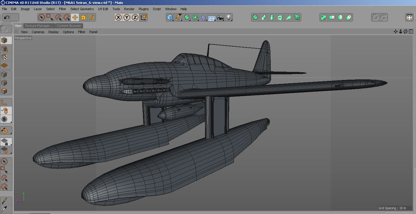 Aichi M6A1 Seiran 3D model_12