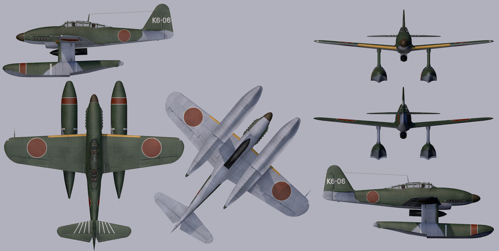 Aichi M6A1 Seiran 3D model_11