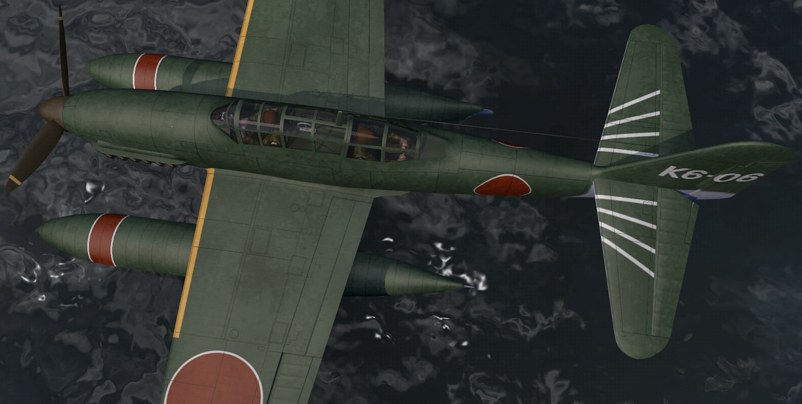 Aichi M6A1 Seiran 3D model_6