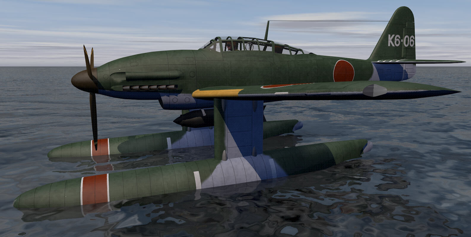 Aichi M6A1 Seiran 3D model_3