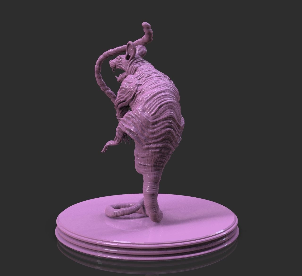 Laboratory Rat Figurine 3D print model_1