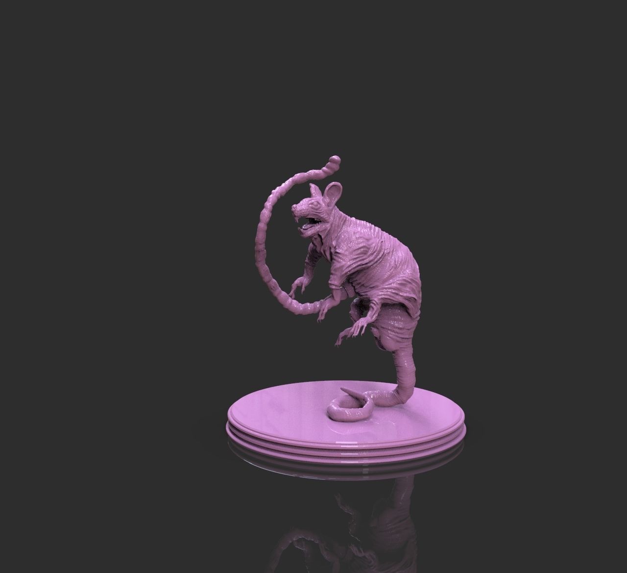 Laboratory Rat Figurine 3D print model_11