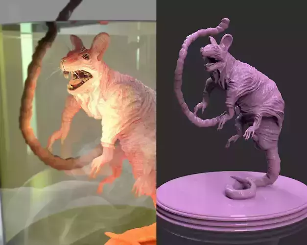 Laboratory Rat Figurine