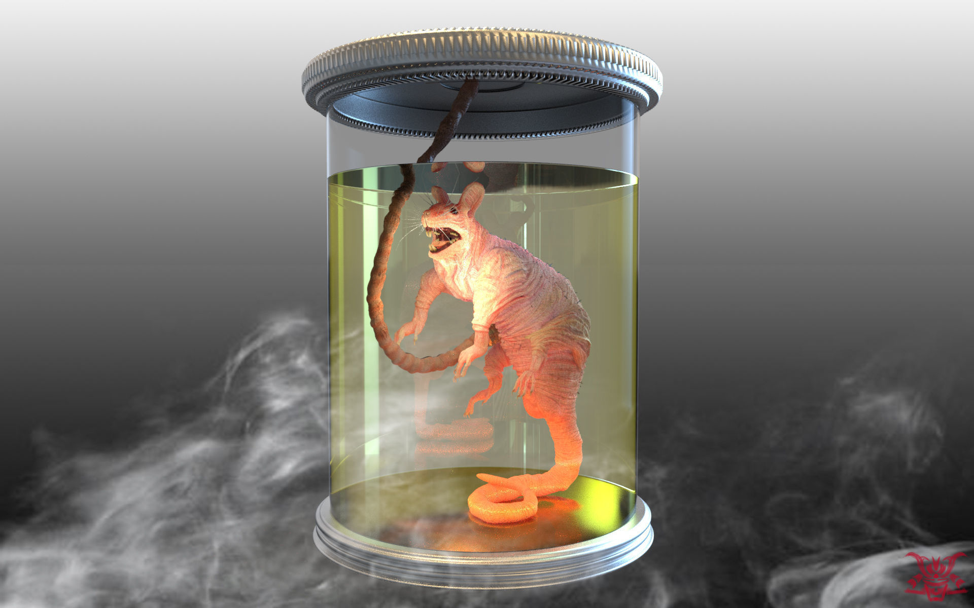 Laboratory Rat Figurine 3D print model_14