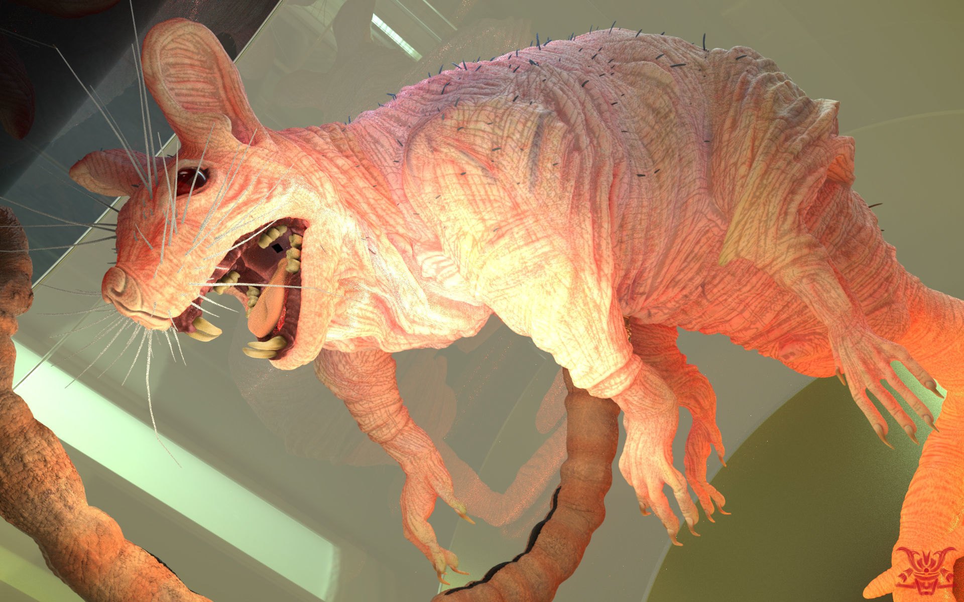 Laboratory Rat Figurine 3D print model_22