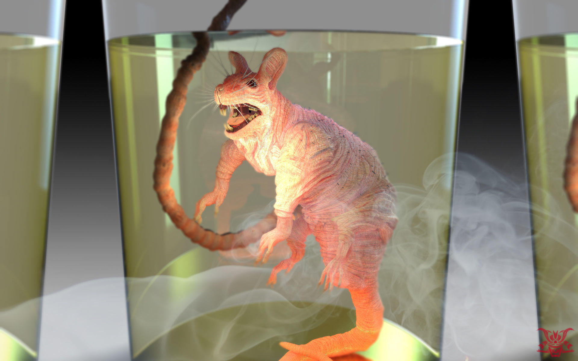 Laboratory Rat Figurine 3D print model_12