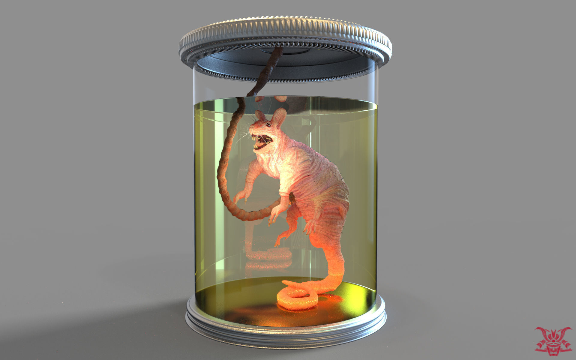 Laboratory Rat Figurine 3D print model_13