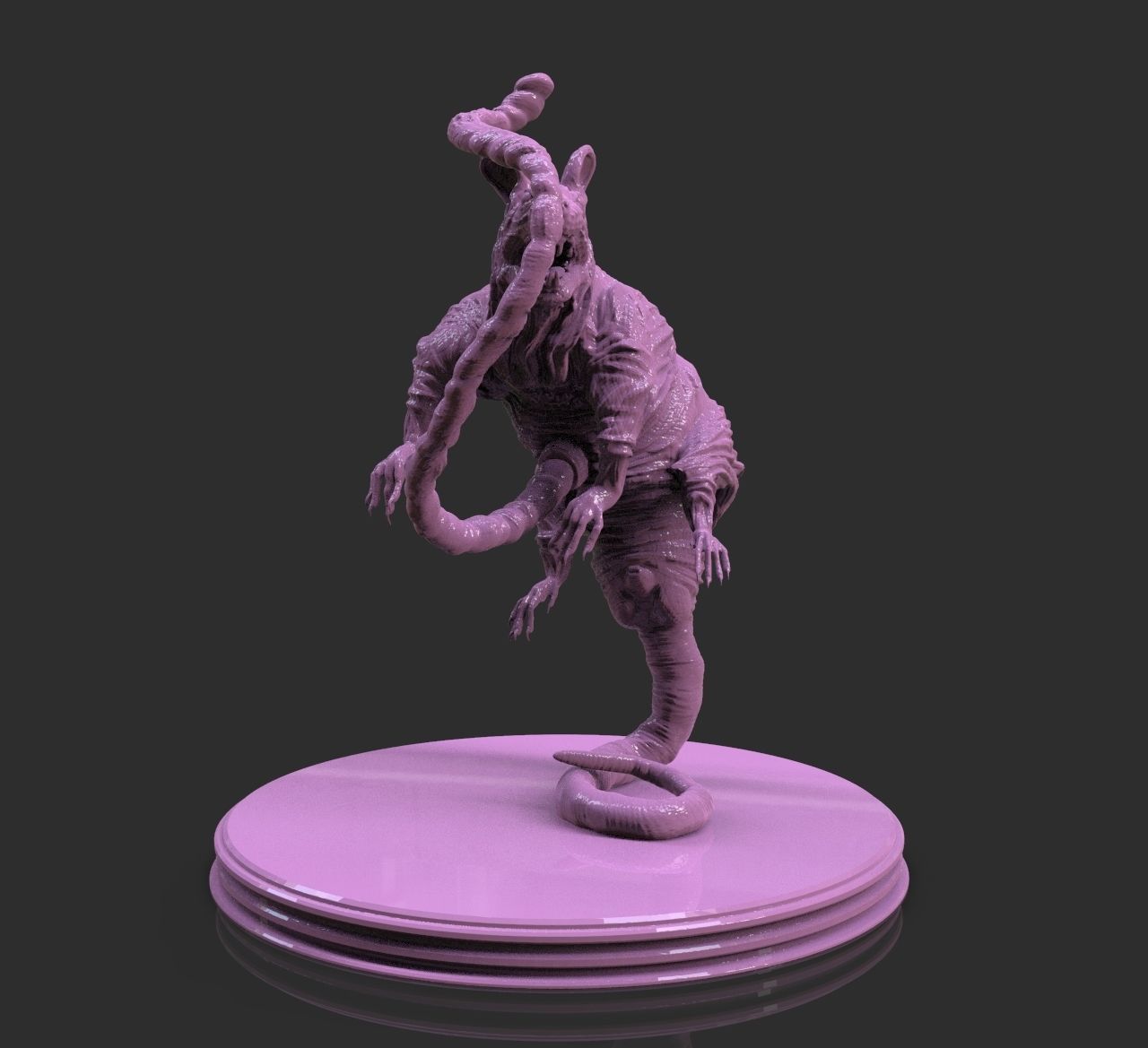 Laboratory Rat Figurine 3D print model_7