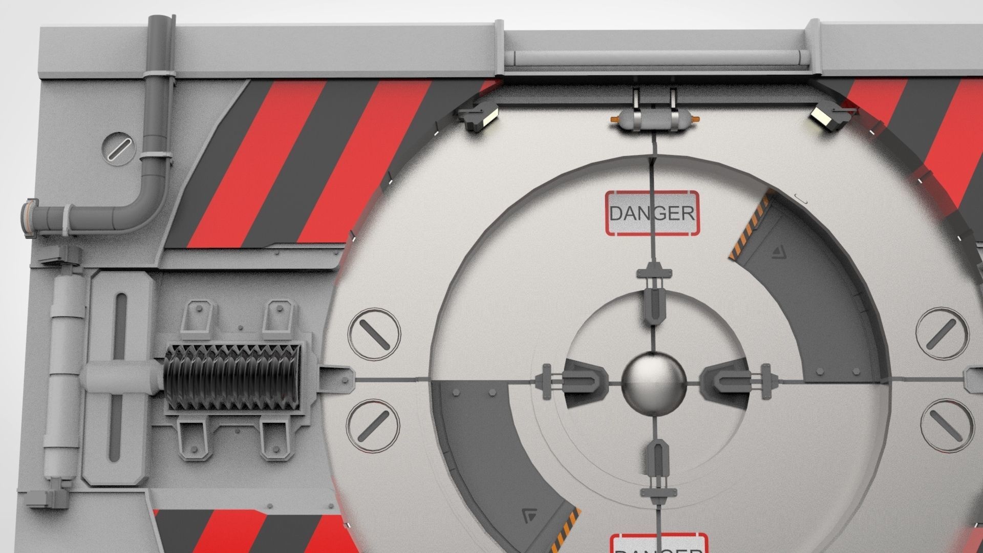 sci fi door 16 3D model_8