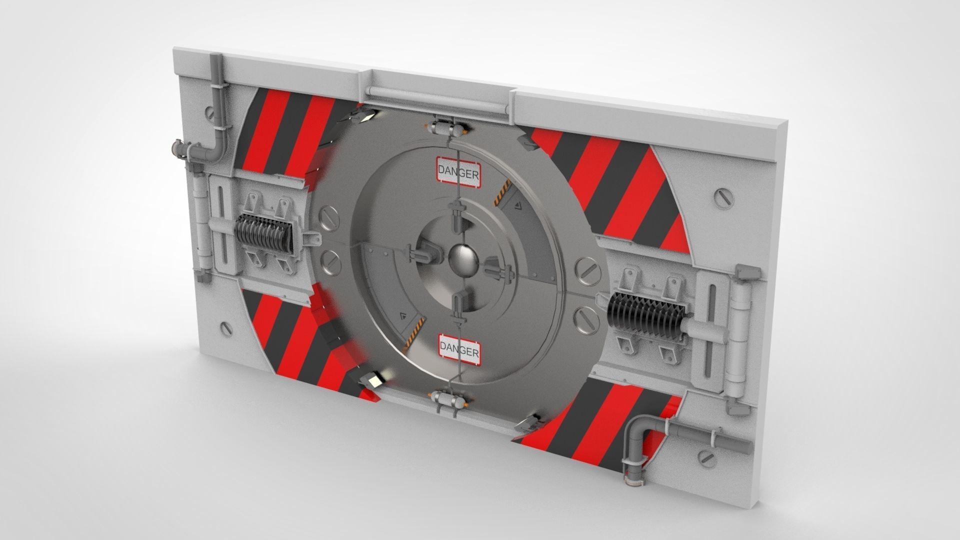 sci fi door 16 3D model_4