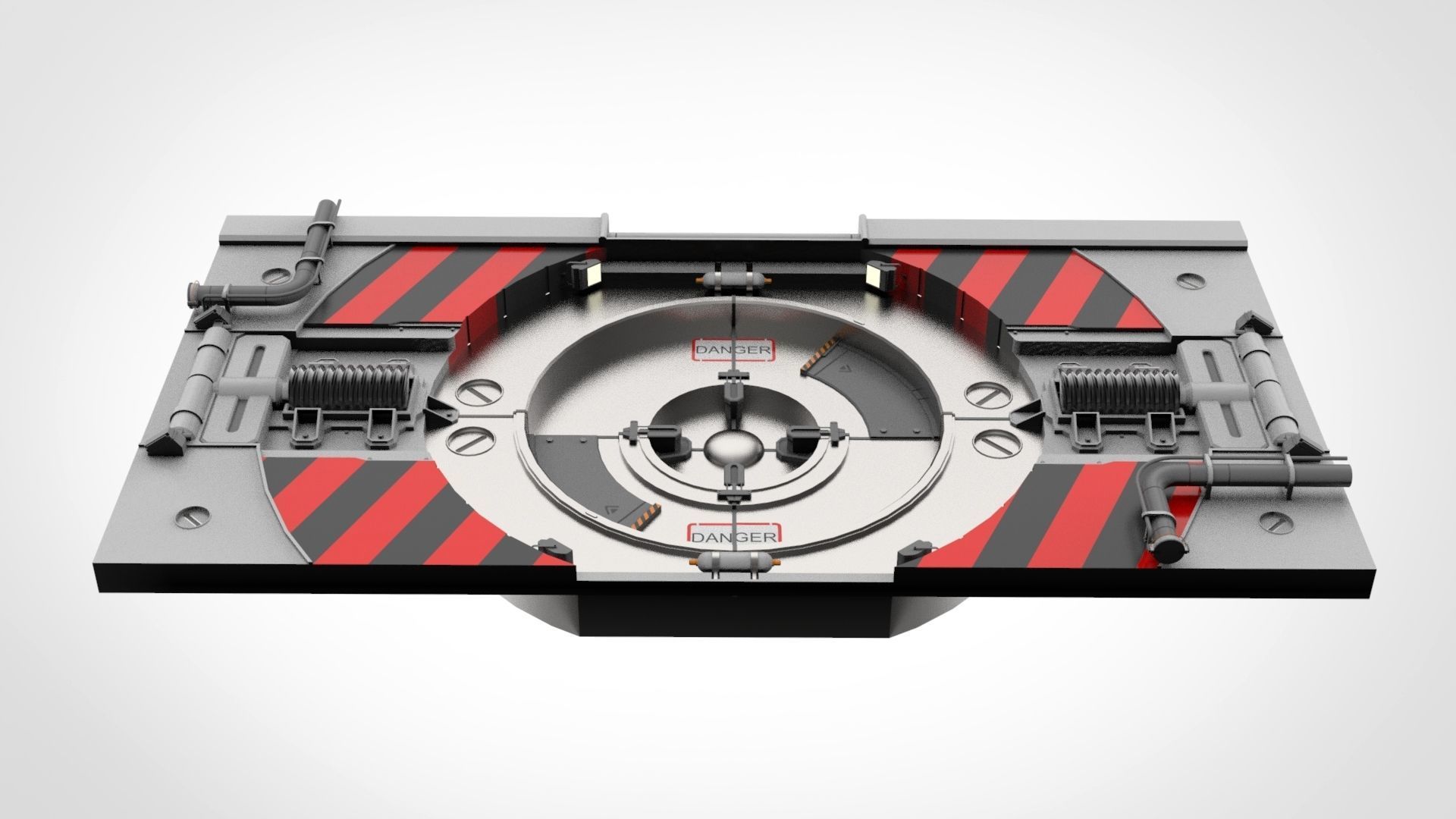 sci fi door 16 3D model_7