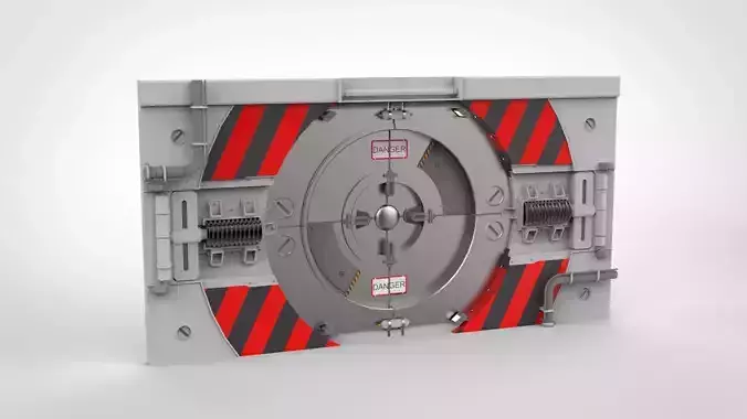 sci fi door 16 3D model