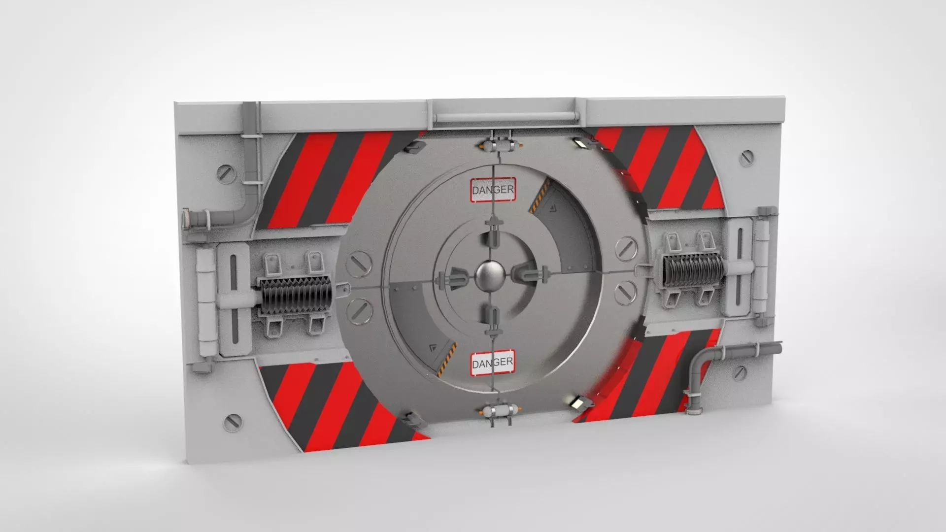 sci fi door 16 3D model_0