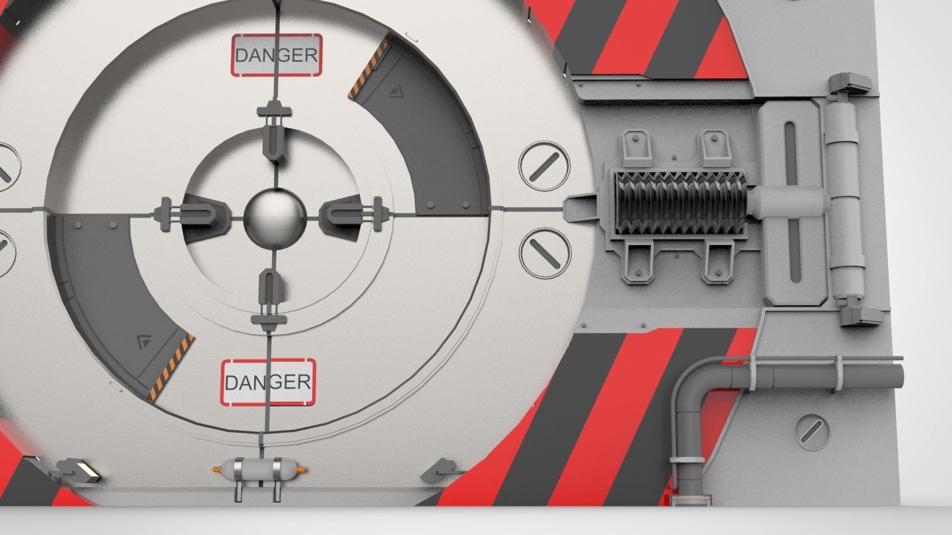 sci fi door 16 3D model_9