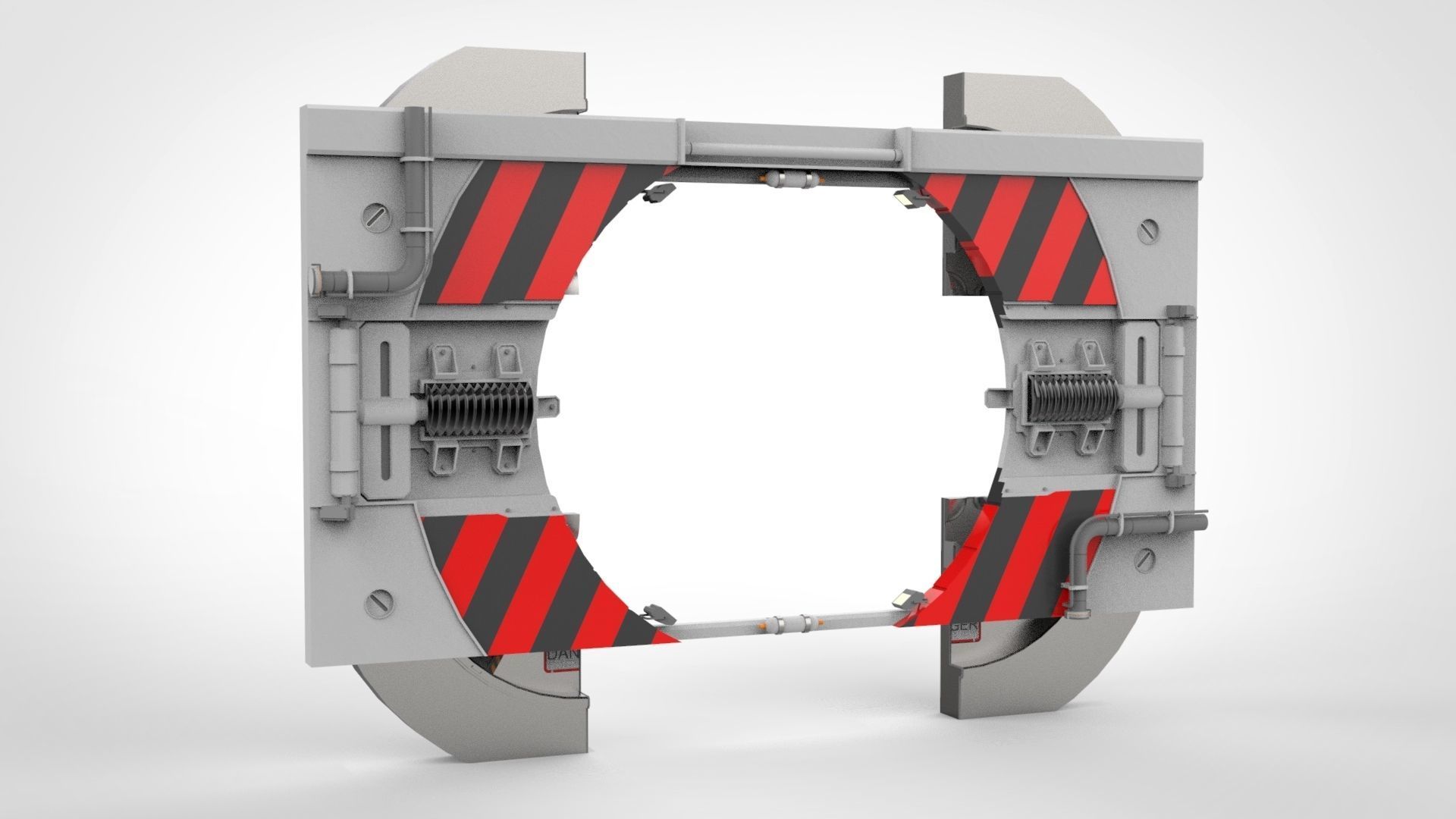 sci fi door 16 3D model_10