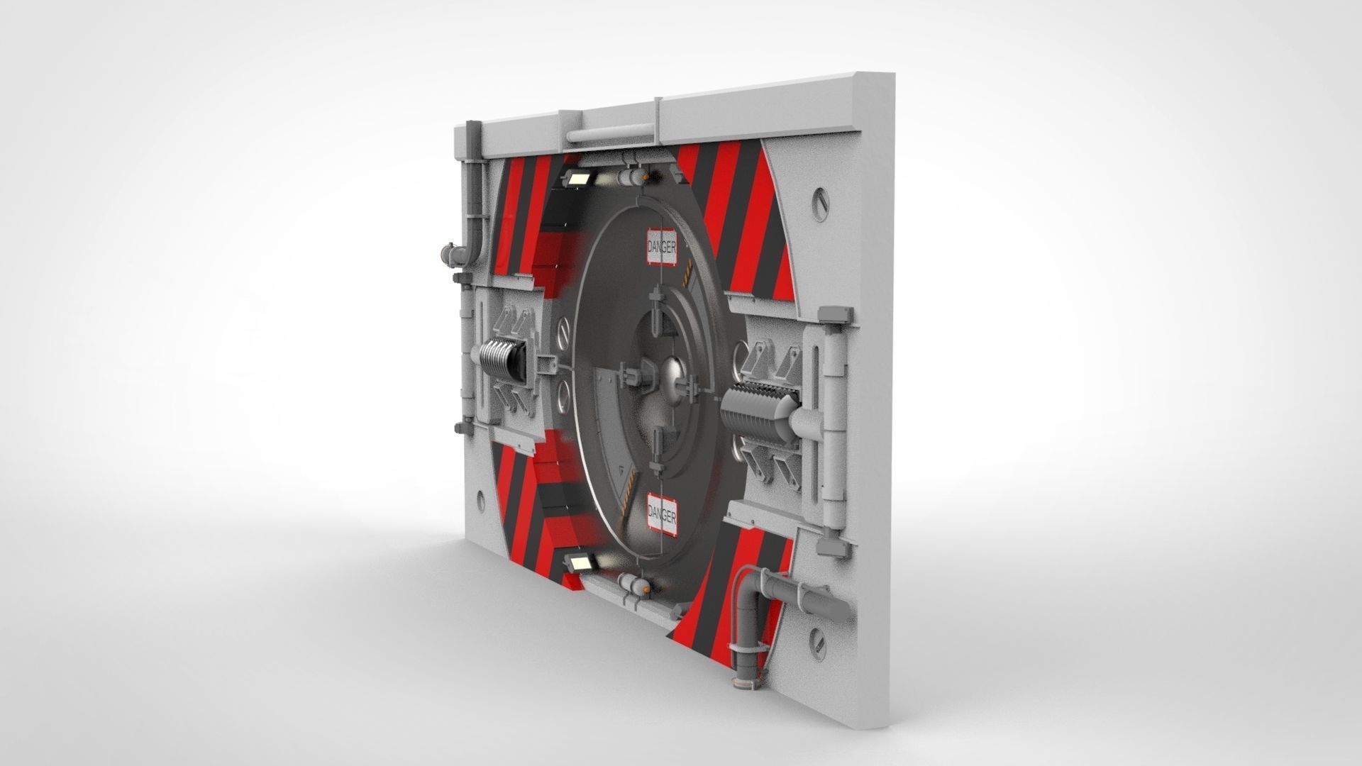 sci fi door 16 3D model_5