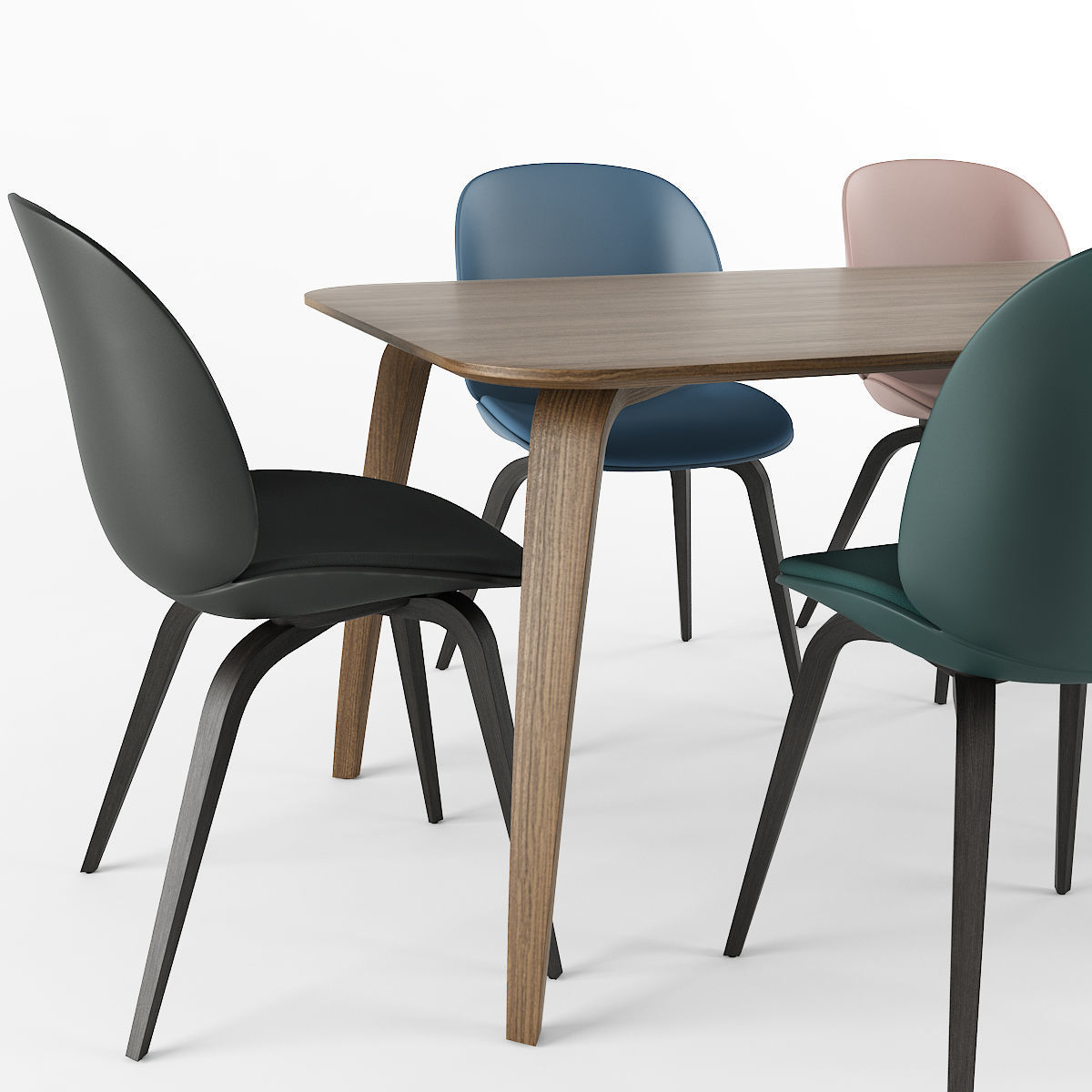 GUBI Dining group 3 3D model_3