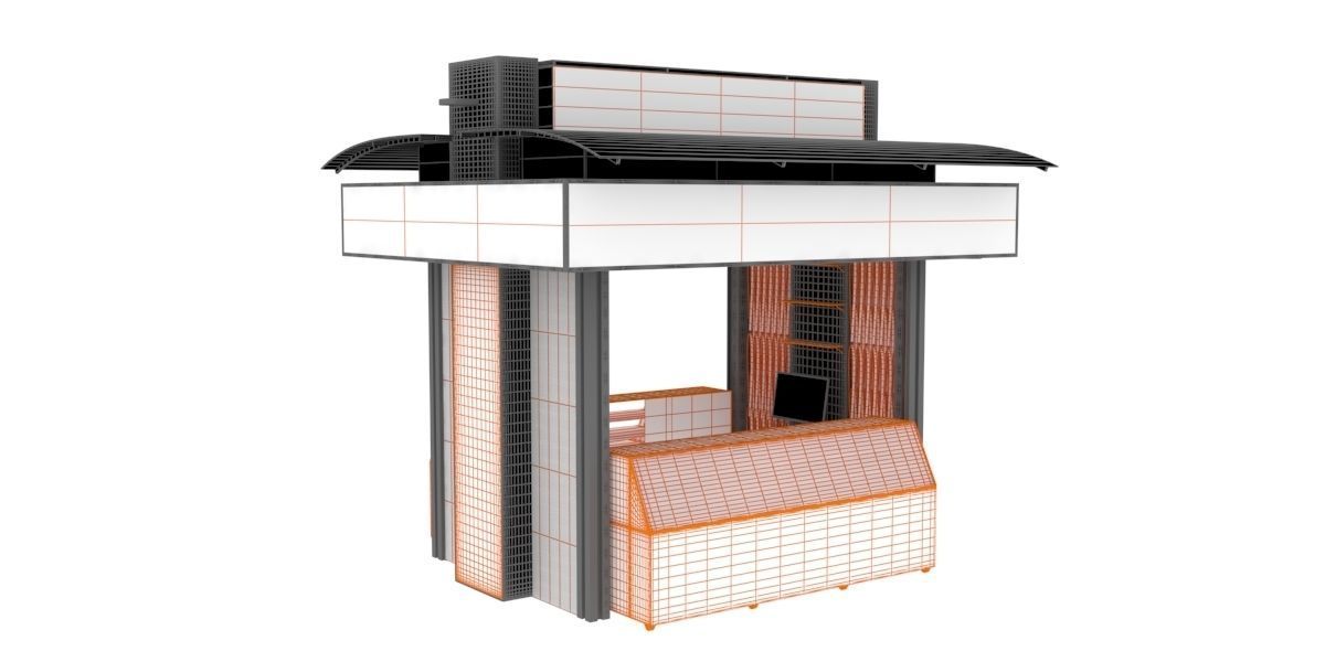 pet accessories store 3D model_10