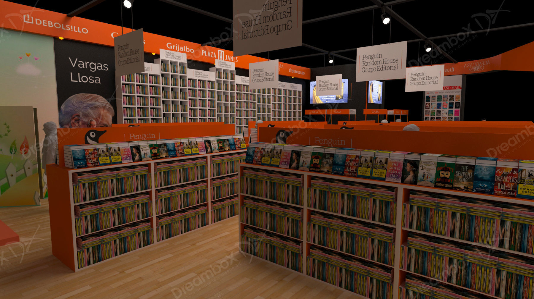Stand for book publishers 3D model_5