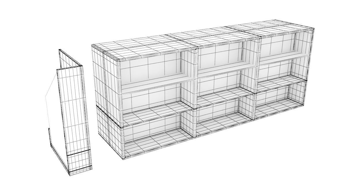 Stand for book publishers 3D model_14