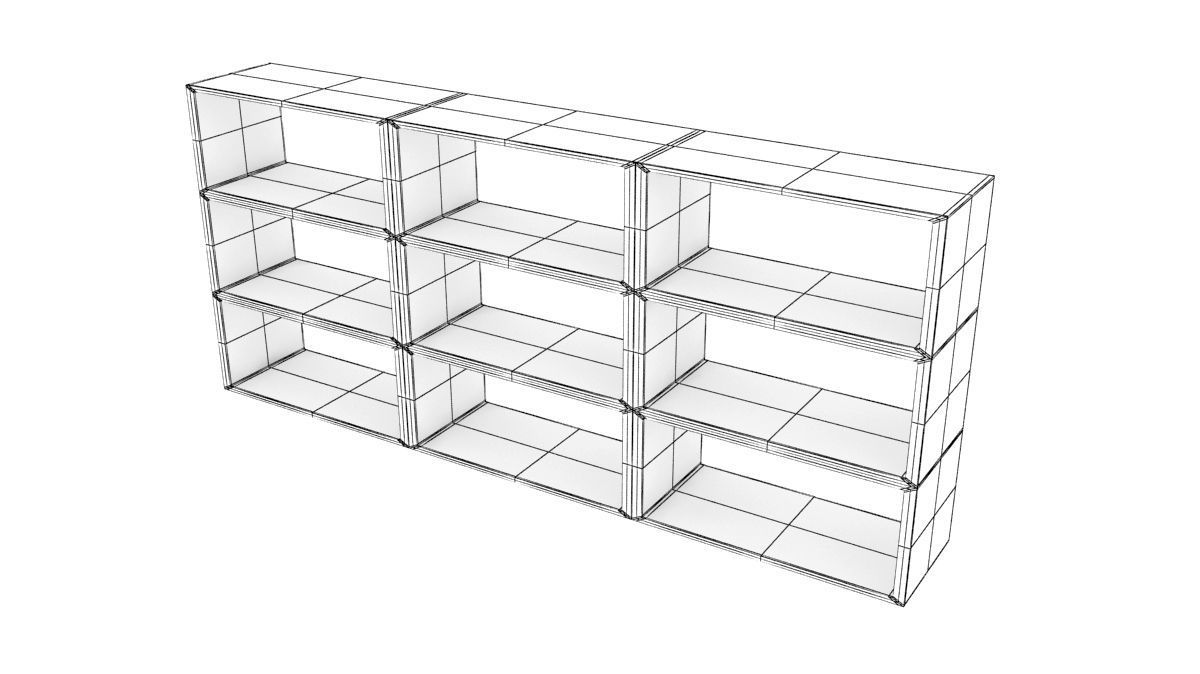 Stand for book publishers 3D model_18