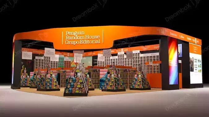 Stand for book publishers 3D model