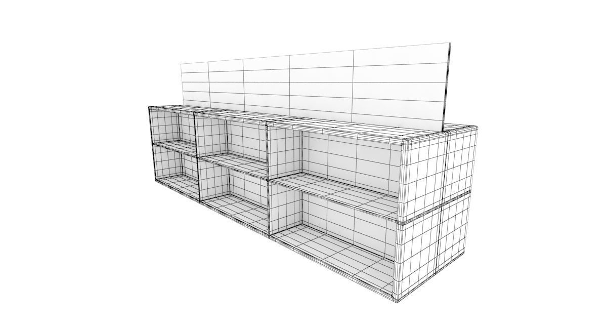 Stand for book publishers 3D model_24