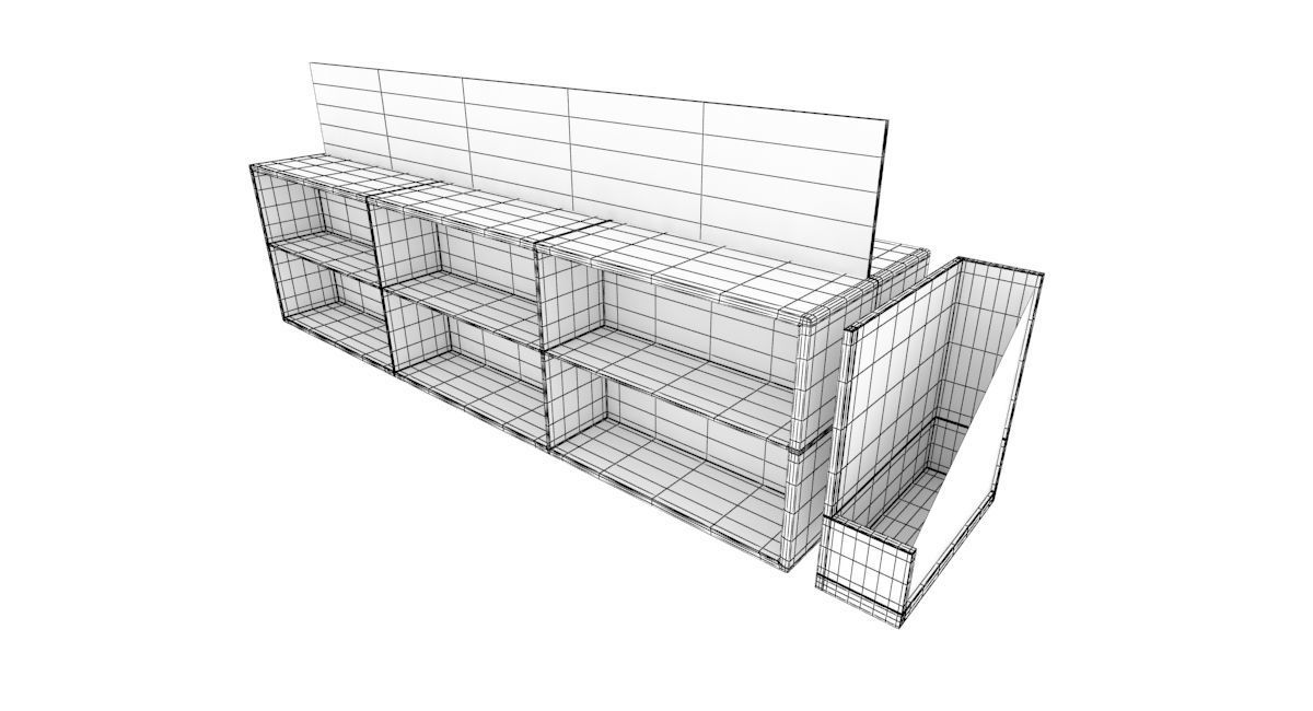 Stand for book publishers 3D model_20