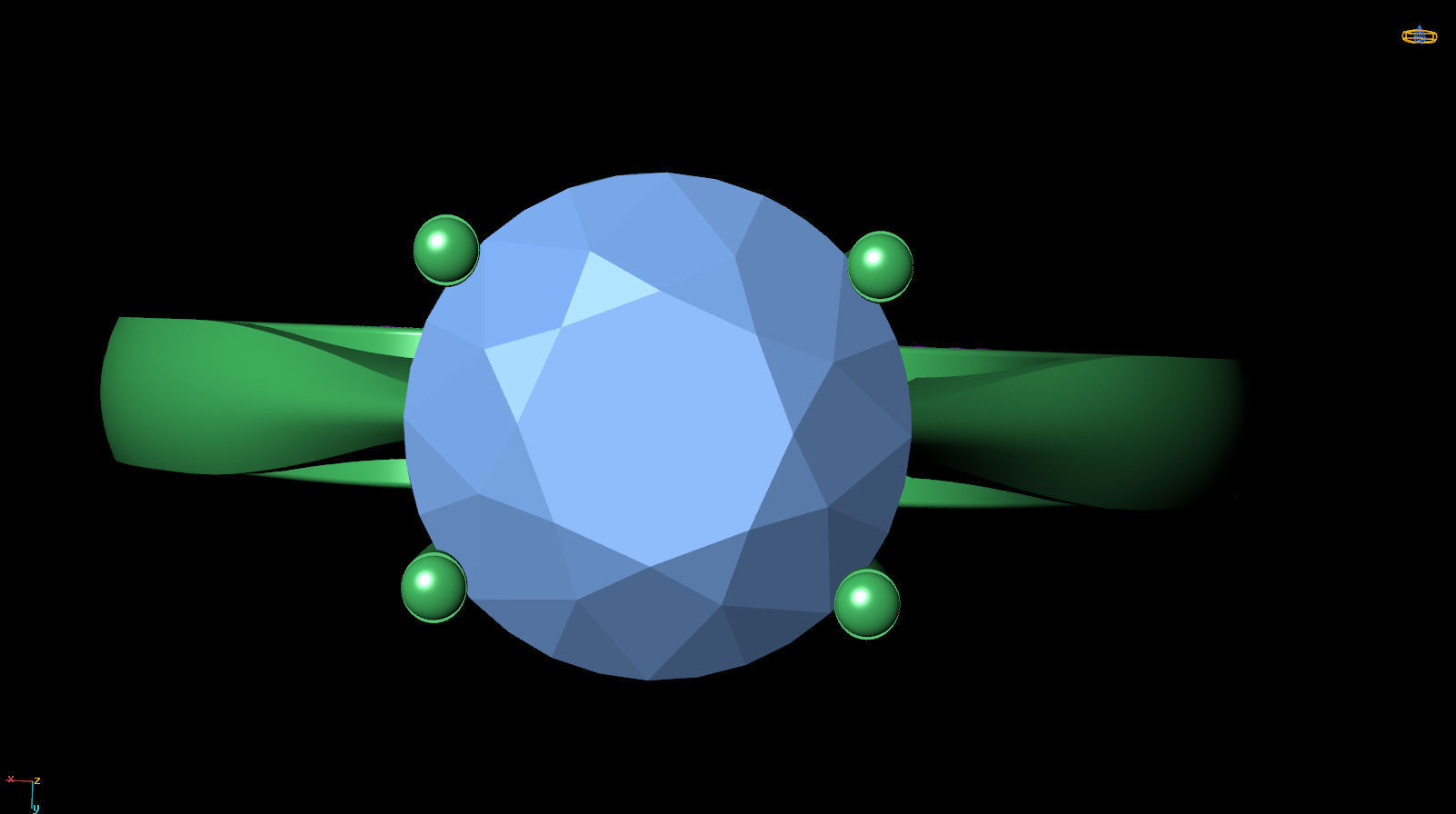 Ring R 0026 3D print model_7