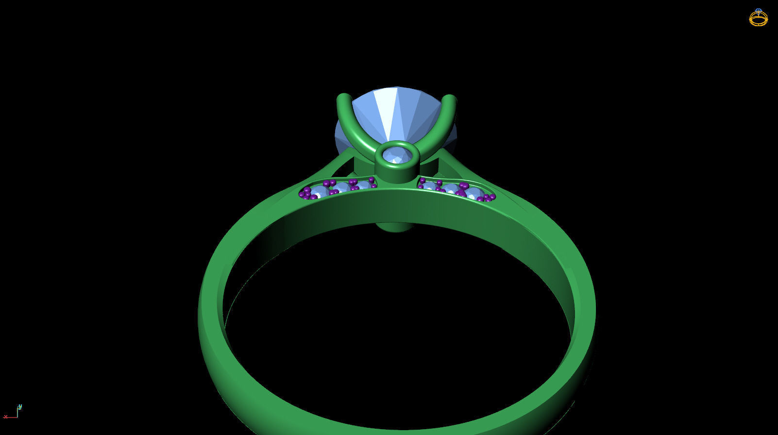 Ring R 0026 3D print model_5