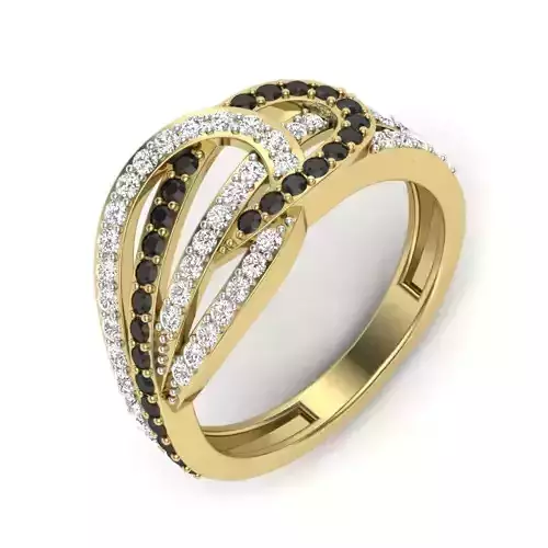 Women ring 3dm detail 3D print model 3D print model